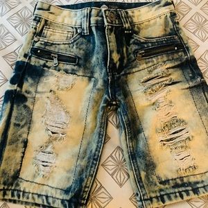 Boy Ripped Jean Shorts